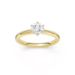Brilliant Star Brilliant Star Laboratoriotimanttisormus keltakulta S-RS06637 YG 0.5CT