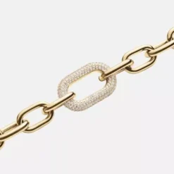 Daniel Wellington Crystal Link teräskaulakoru DW00400589