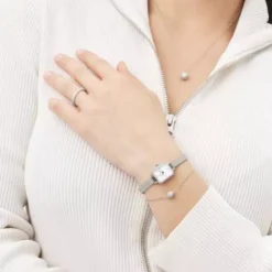 Daniel Wellington Pavé teräskaulakoru DW00400655
