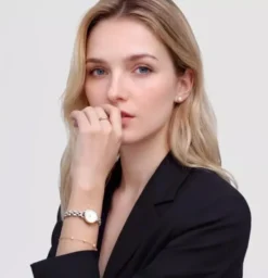 Daniel Wellington Pearl Collection teräskorvakorut DW00401955