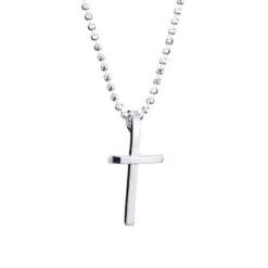 Efva Attling Little thin cross hopeakaulaketju 11-100-00067