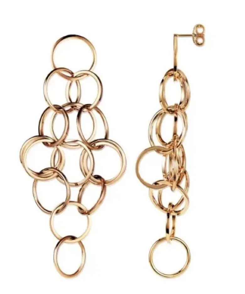 Efva Attling Messy Rings hopeakorvakorut 12-108-02360-9999