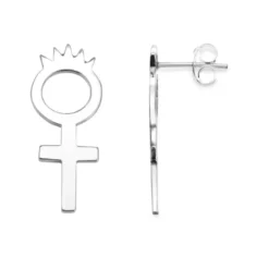 Efva Attling Women queen hopeakorvakorut 12-100-01929/0000
