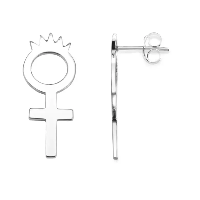 Efva Attling Women queen hopeakorvakorut 12-100-01929/0000