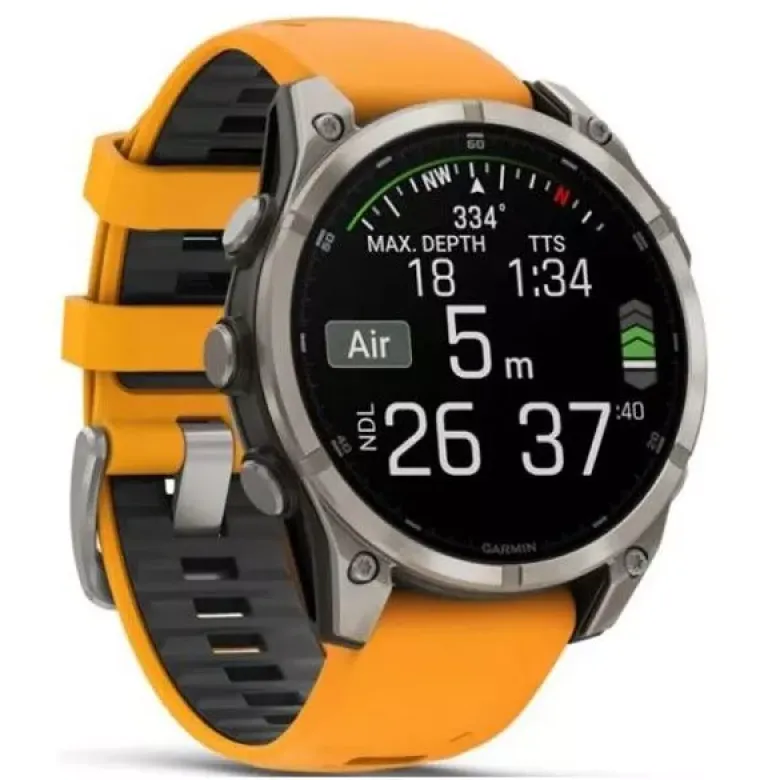 Garmin Fenix 8 Amoled Sapphire Titanium 47 mm älykello 010-02904-11