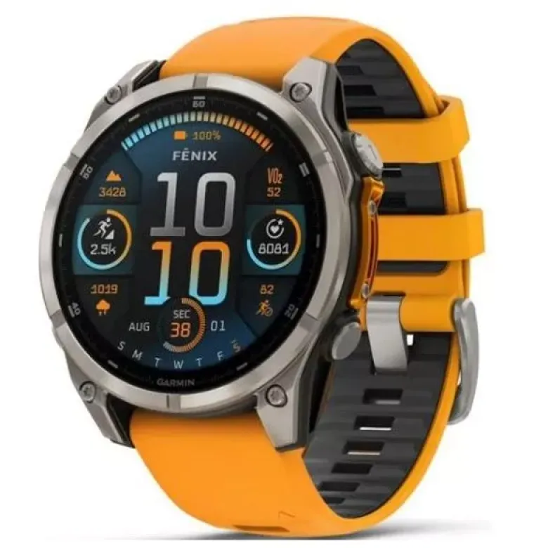 Garmin Fenix 8 Amoled Sapphire Titanium 47 mm älykello 010-02904-11