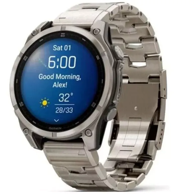 Garmin Fenix 8 Amoled Titanium 47 mm älykello 010-02904-40