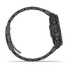 Garmin Fenix 7 Sapphire Solar hiilenharmaa DLC-titaani ja titaaniranneke + silikoniranneke 010-02540-39