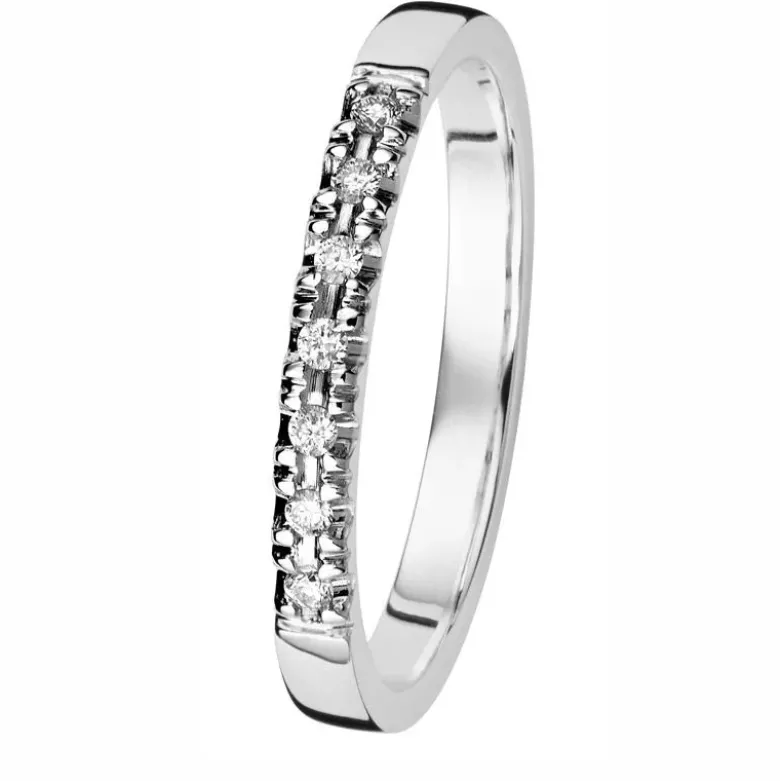 Kohinoor Cristal timanttisormus valkokulta 033-244V-07