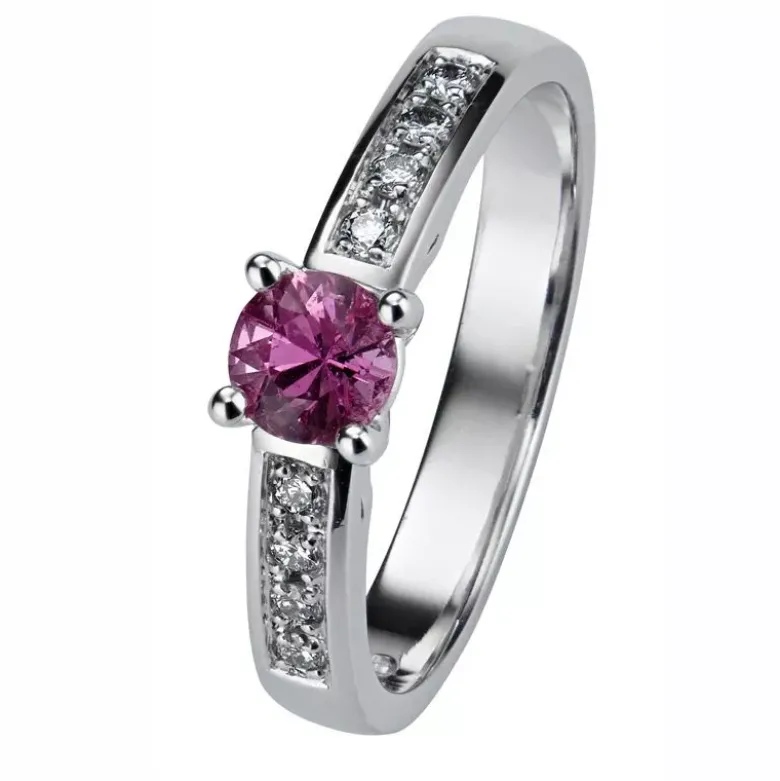 Kohinoor Margit timanttisormus valkokulta 033-210VP-16
