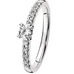 Kohinoor Sofia timanttisormus valkokulta 033-403V-28