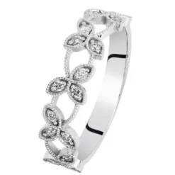 Kohinoor Swan timanttisormus valkokulta 033-430V-15