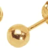 Kultakorut kultakorvakorut 3MM PALLO TAP
