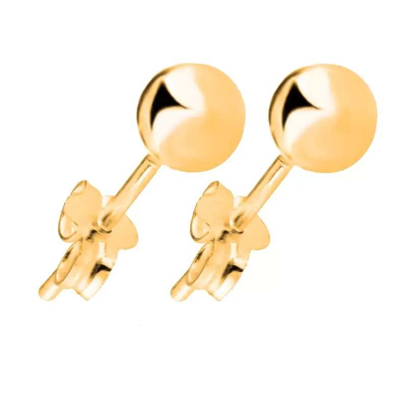 Kultakorut kultakorvakorut 4MM PALLO TAP