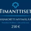Lahjakortti myymälään 250 €