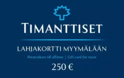 Lahjakortti myymälään 250 €