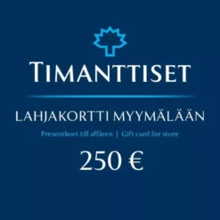 Lahjakortti myymälään 250 €