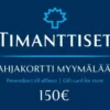 Lahjakortti myymälään 150 €