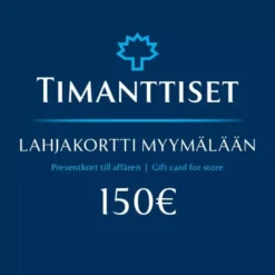 Lahjakortti myymälään 150 €