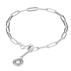Lumoava Charm hopearanneketju/koru L53253500000