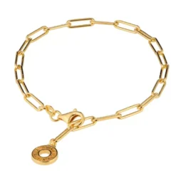 Lumoava Charm hopearanneketju/koru L63253500000