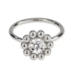 Lumoava Daisy hopeasormus L52228130000