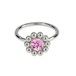 Lumoava Daisy hopeasormus L52228150000