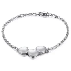 Lumoava Luoto hopearanneketju/koru L53230700000