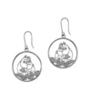 Lumoava Moomin hopeakorvakorut MO551600000