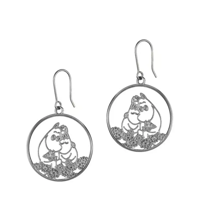 Lumoava Moomin hopeakorvakorut MO551600000