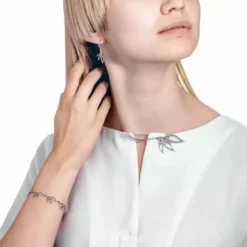 Lumoava Pihla hopearanneketju/koru 5315 20 000