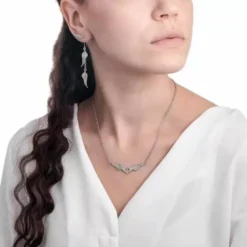 Lumoava Rakkain hopeakorvakorut 5508 00 000