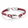 Lumoava Rossi hopearanneketju/koru L53232192210
