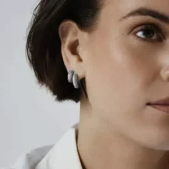 Mockberg Beaded Hoops teräskorvakorut MO298