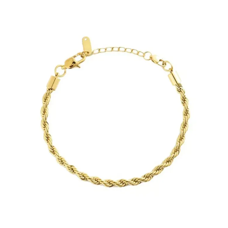 Mockberg Bold Rope Chain teräsrannekoru MB2004