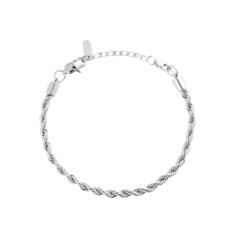 Mockberg Bold Rope Chain teräsrannekoru MB2001