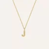 Mockberg Petite Stone Letter teräskaulakoru MB0080
