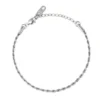 Mockberg Thin Rope teräsrannekoru MO327