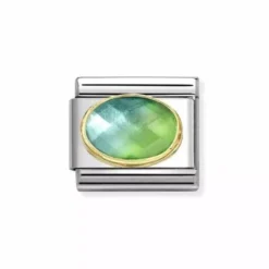 Nomination blue/green stone teräskoru muu 030612/037