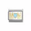 Nomination MOM blue heart teräskoru muu 030272/83