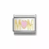 Nomination MOM Pink heart teräskoru muu 030272/84