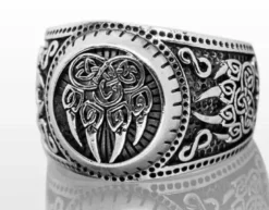 Northern Viking Jewelry Karhunkäpälä hopeasormus miesten NVJ-H-SO012