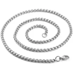 Northern Viking Jewelry Rolo link teräskaulakoru NVJKE004