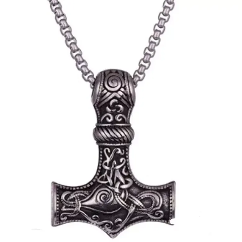 Northern Viking Knotwork Thorin vasara teräskaulakoru NVJRS037