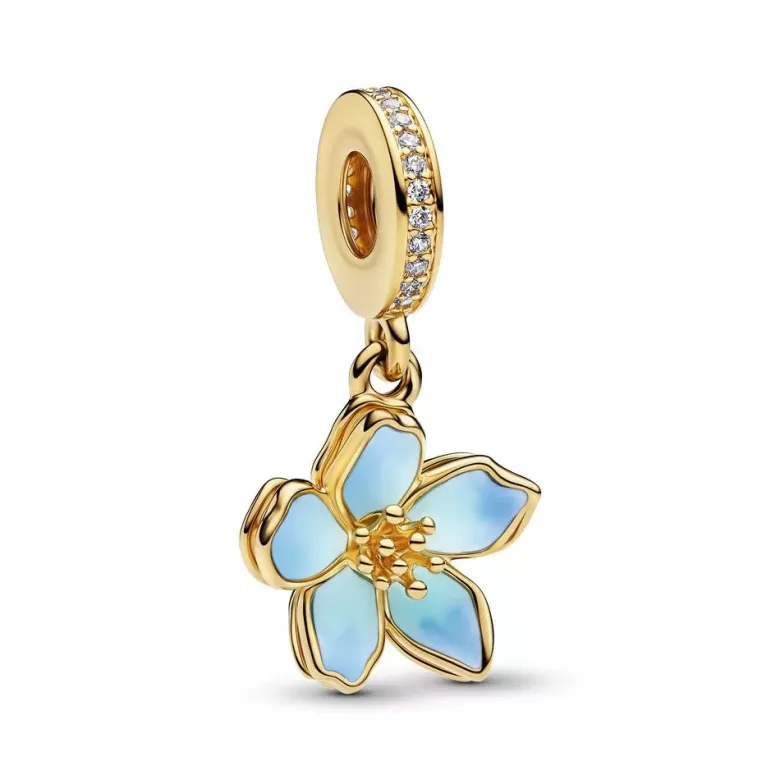 Pandora Blue Blossom Dangle muotiriipus 760667C01