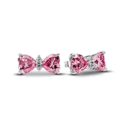 Pandora Bow Stud hopeakorvakorut 294265C01