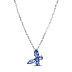 Pandora Butterfly Pendant hopeakaulaketju 394232C01-45