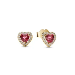 Pandora Elevated Heart Stud muotikorvakoru 268427C02