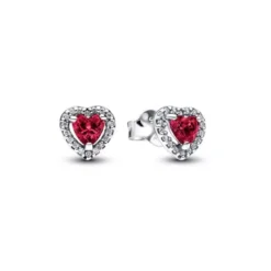 Pandora Elevated Red Heart hopeakorvakorut 298427C04