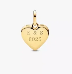 Pandora Engravable Heart muotiriipus 763824C00